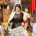 Inician restauración de la Virgen del Carmen en una celebración marcada por la Fe y la historia